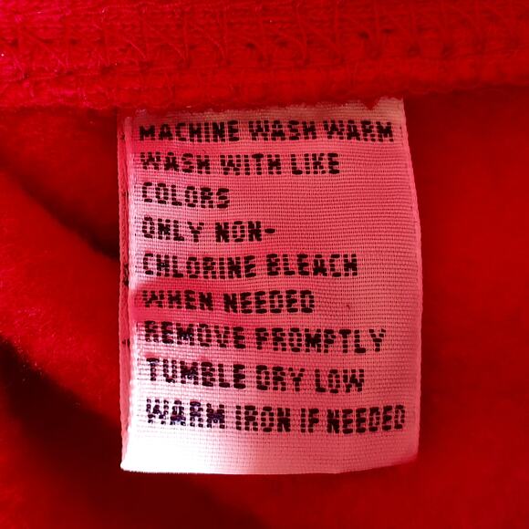 Polo Ralph Lauren Men's Cherry Red Full Zip Sweatshirt Hoodie Pony Icon Size M - Picture 6 of 6